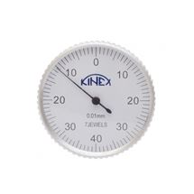 Úchylkoměr páčkový KINEX - vertikální (±0,8)/40mm