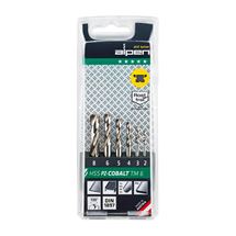 vrták válc.stopka 2-8mm HSS-Co 6ks krátké ALPEN-MAYKESTAG