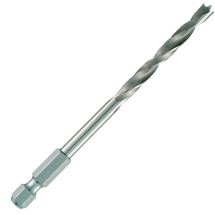 Vrták HSS strojní spirálový do dřeva 1/4" / 3 x 74 / 33 mm ALPEN